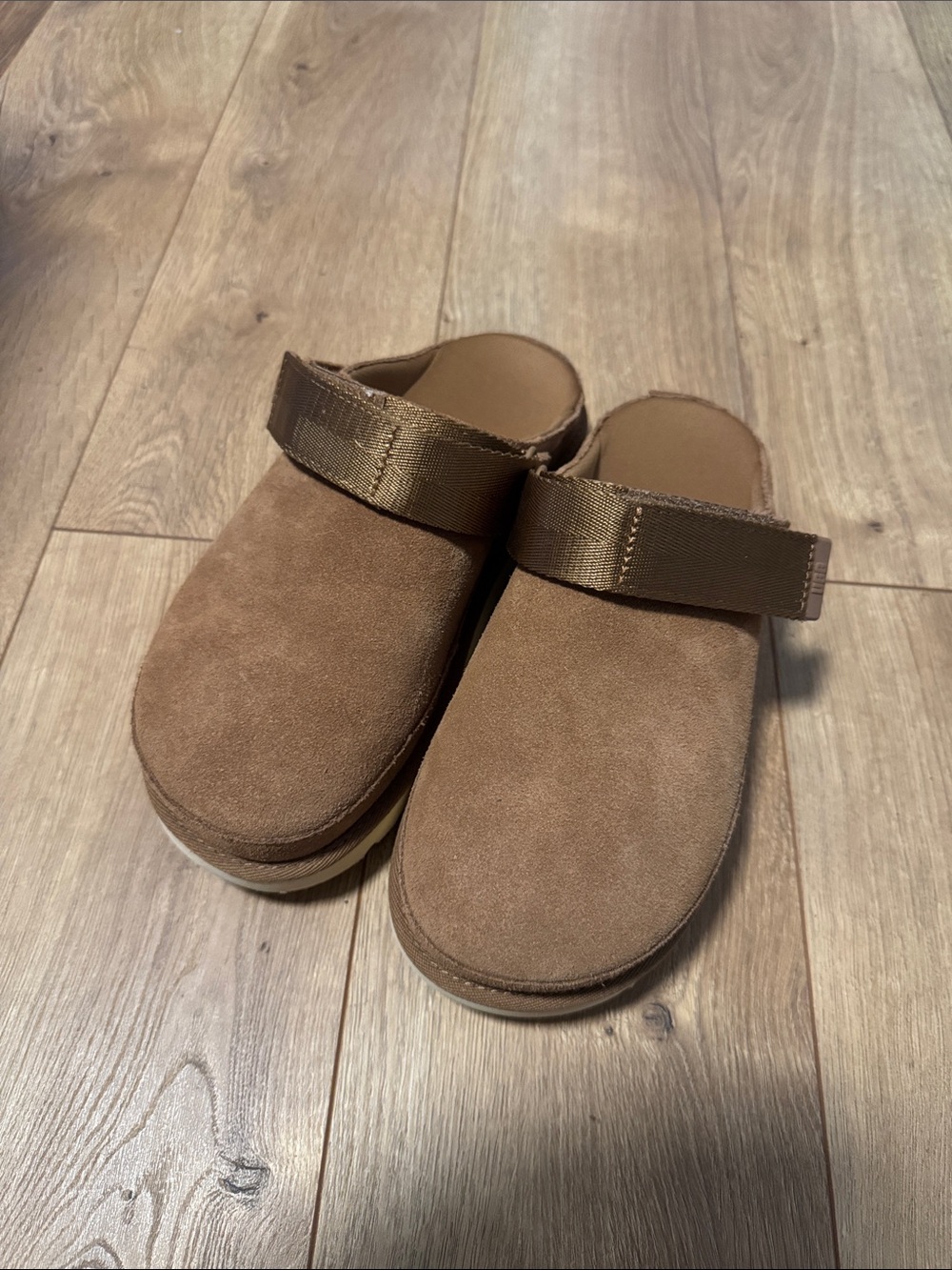 UGG Women's Goldenstar Clog Chestnut in Size 7.5